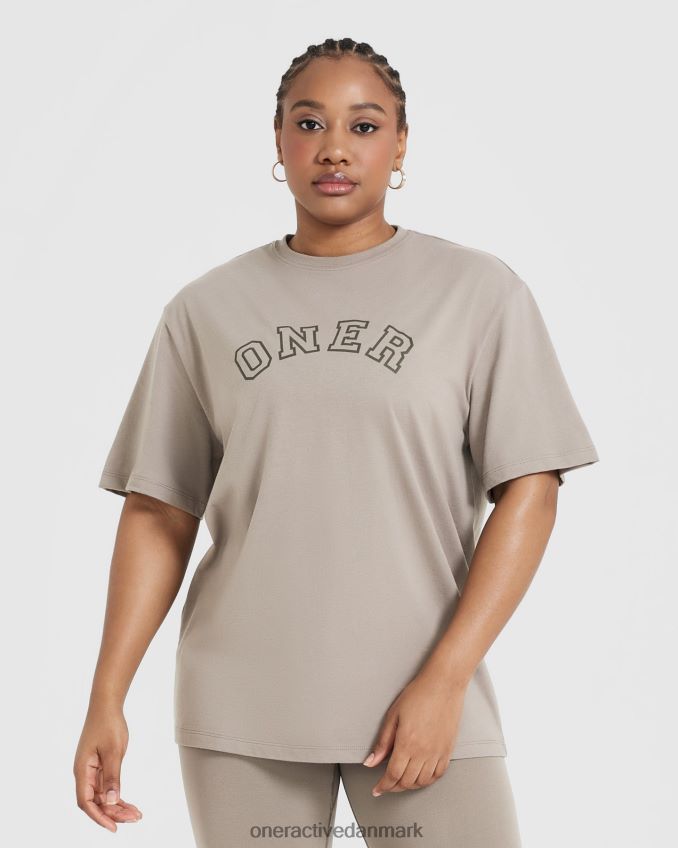 minky tøj X26NZ0500 Oner Active klassisk varsity oversized let t-shirt