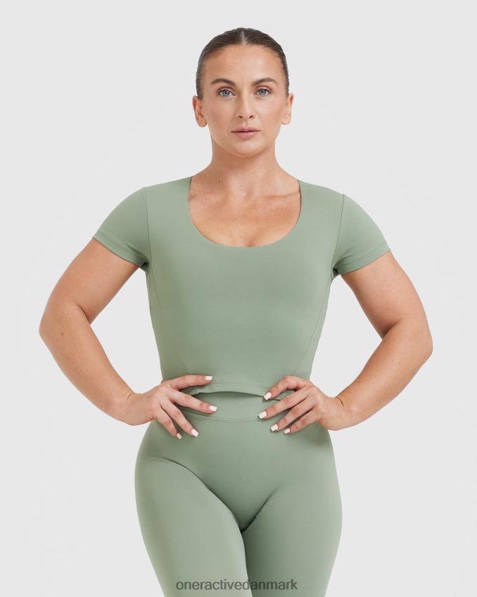 salvie tøj X26NZ0420 Oner Active tidløs afgrøde kortærmet t-shirt