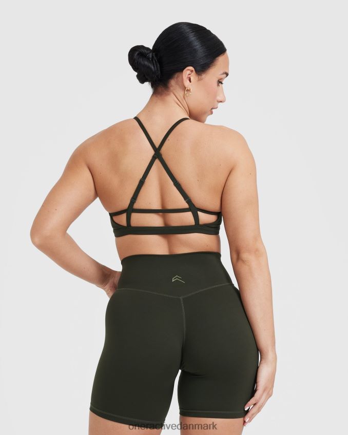 kaki tøj X26NZ0194 Oner Active tidløs bralette med stropper