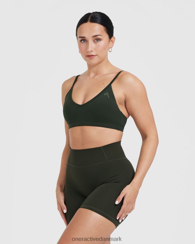kaki tøj X26NZ0194 Oner Active tidløs bralette med stropper