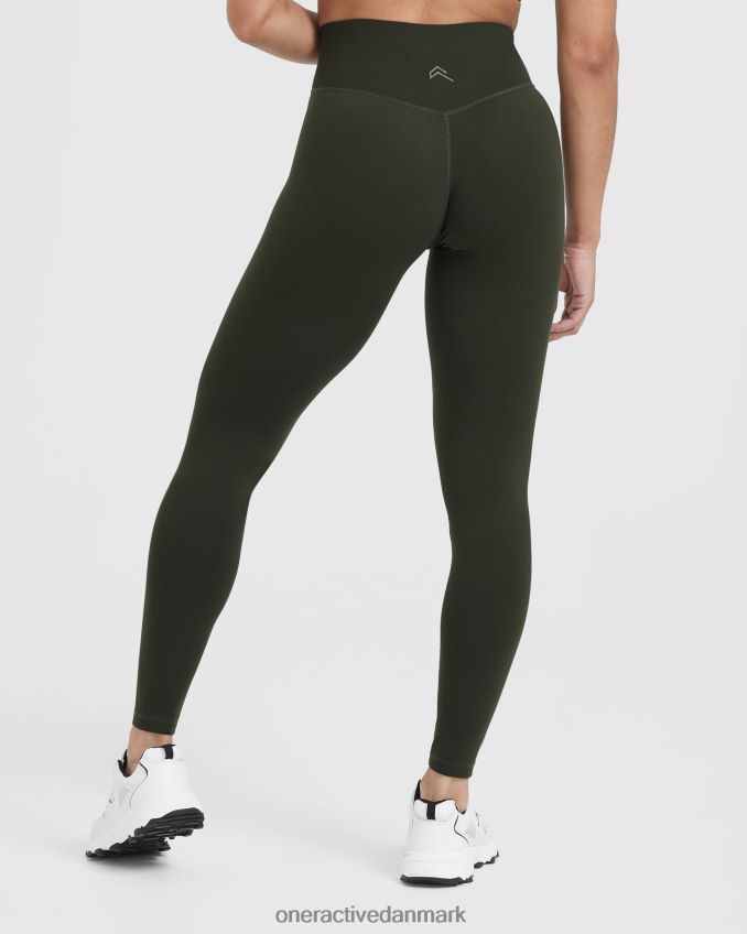 kaki tøj X26NZ024 Oner Active tidløse højtaljede leggings