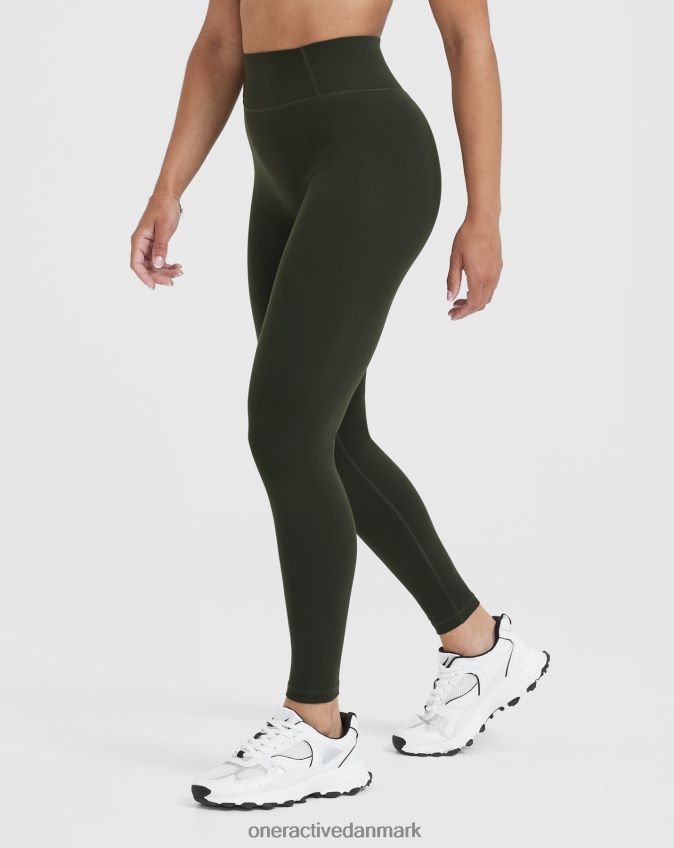 kaki tøj X26NZ024 Oner Active tidløse højtaljede leggings