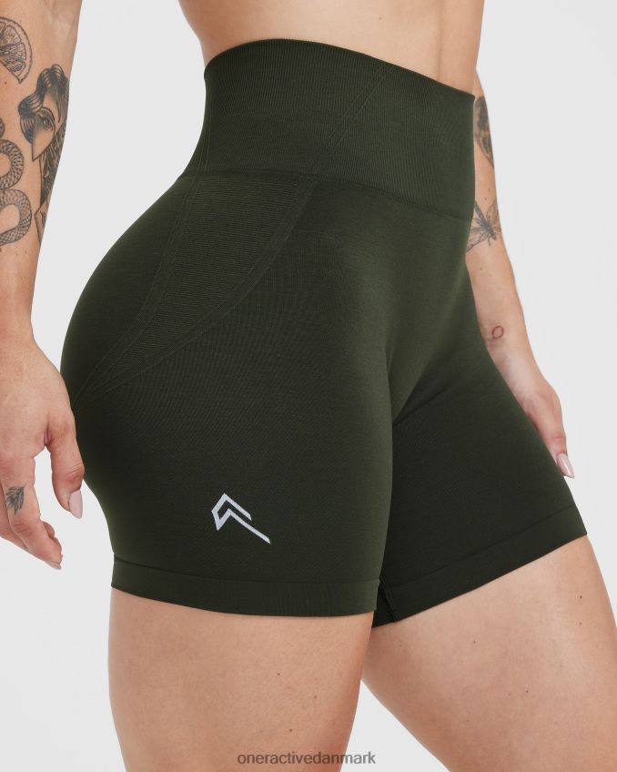 kaki tøj X26NZ0251 Oner Active ubesværede sømløse shorts 1