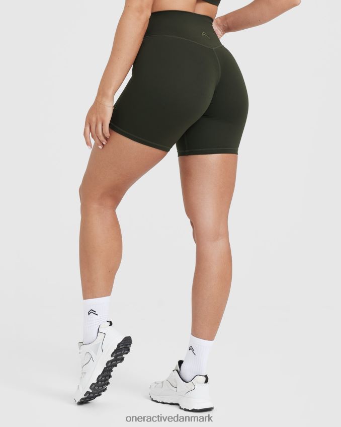 kaki tøj X26NZ0309 Oner Active tidløse højtaljede shorts