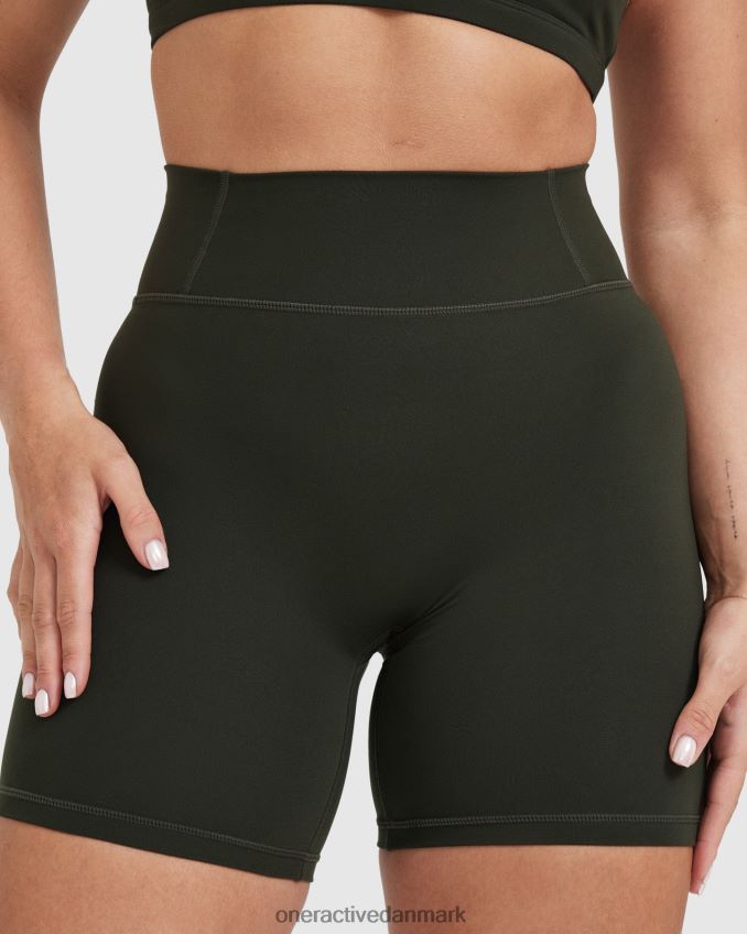 kaki tøj X26NZ0309 Oner Active tidløse højtaljede shorts