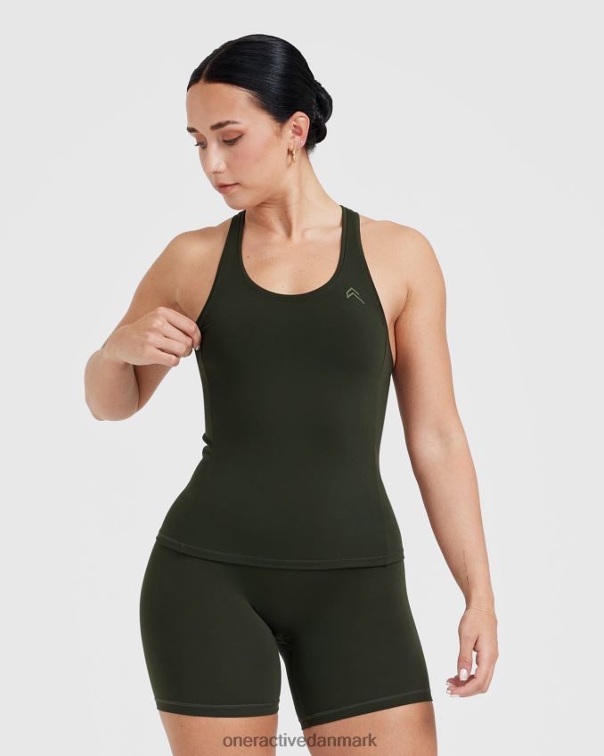 kaki tøj X26NZ0465 Oner Active tidløs vest