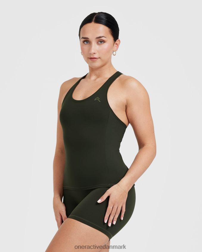 kaki tøj X26NZ0465 Oner Active tidløs vest