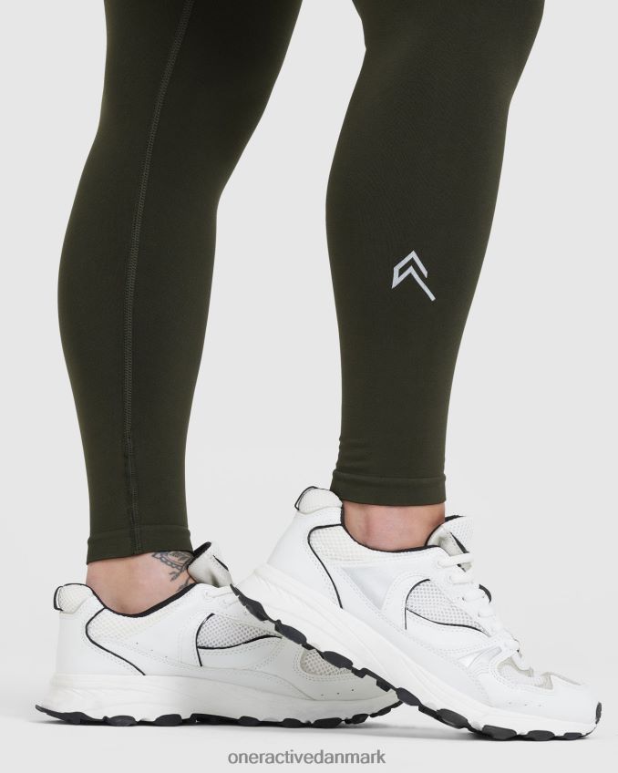 kaki tøj X26NZ09 Oner Active ubesværede sømløse leggings 1