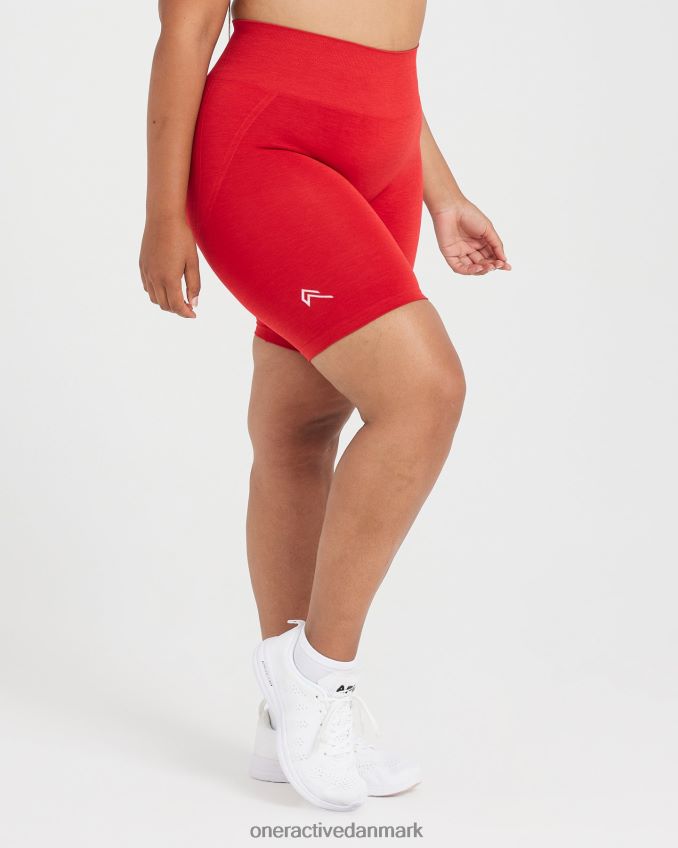 krydret rød tøj X26NZ0348 Oner Active ubesværet sømløse cykelshorts 3