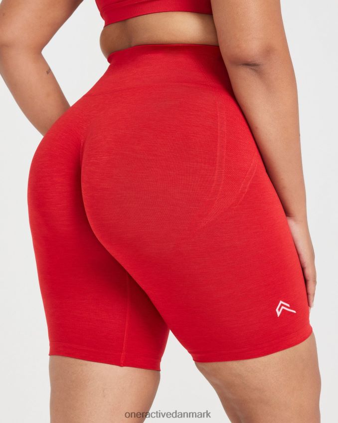 krydret rød tøj X26NZ0348 Oner Active ubesværet sømløse cykelshorts 3