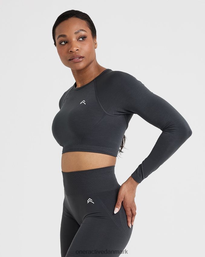kul tøj X26NZ0482 Oner Active ubesværet sømløs langærmet crop top