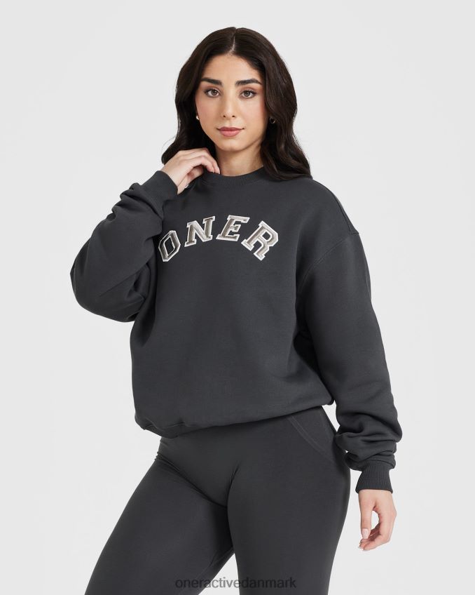 kul tøj X26NZ0585 Oner Active varsity oversized sweatshirt hele dagen