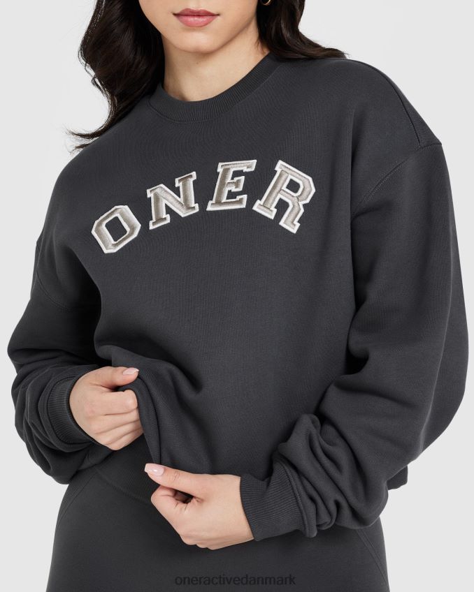 kul tøj X26NZ0585 Oner Active varsity oversized sweatshirt hele dagen