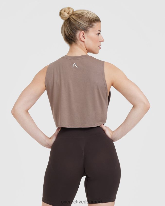 kølig brun tøj X26NZ0378 Oner Active gå til muskelafgrødevest