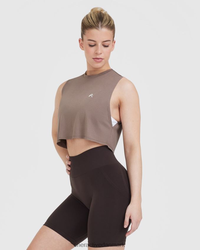 kølig brun tøj X26NZ0378 Oner Active gå til muskelafgrødevest