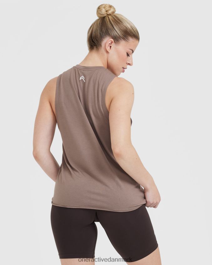 kølig brun tøj X26NZ0379 Oner Active gå til muskelvest