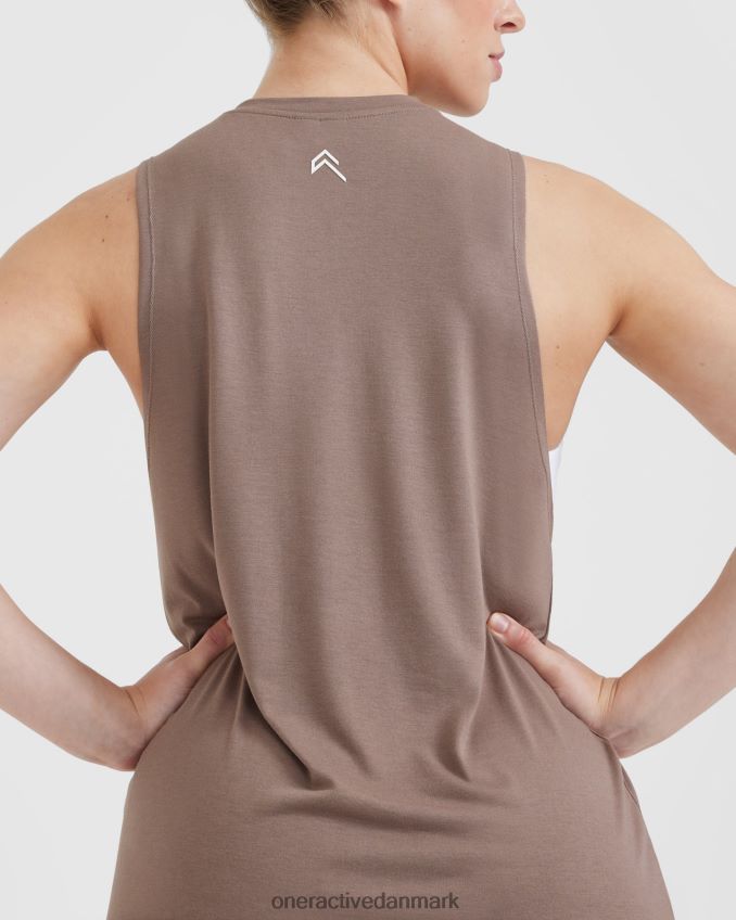 kølig brun tøj X26NZ0379 Oner Active gå til muskelvest