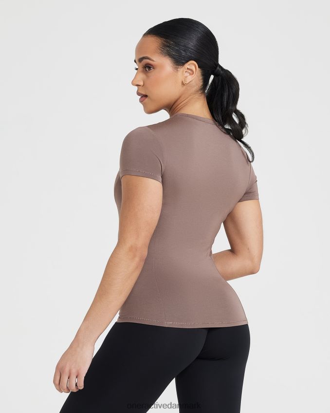 kølig brun tøj X26NZ0384 Oner Active blød blød kortærmet t-shirt