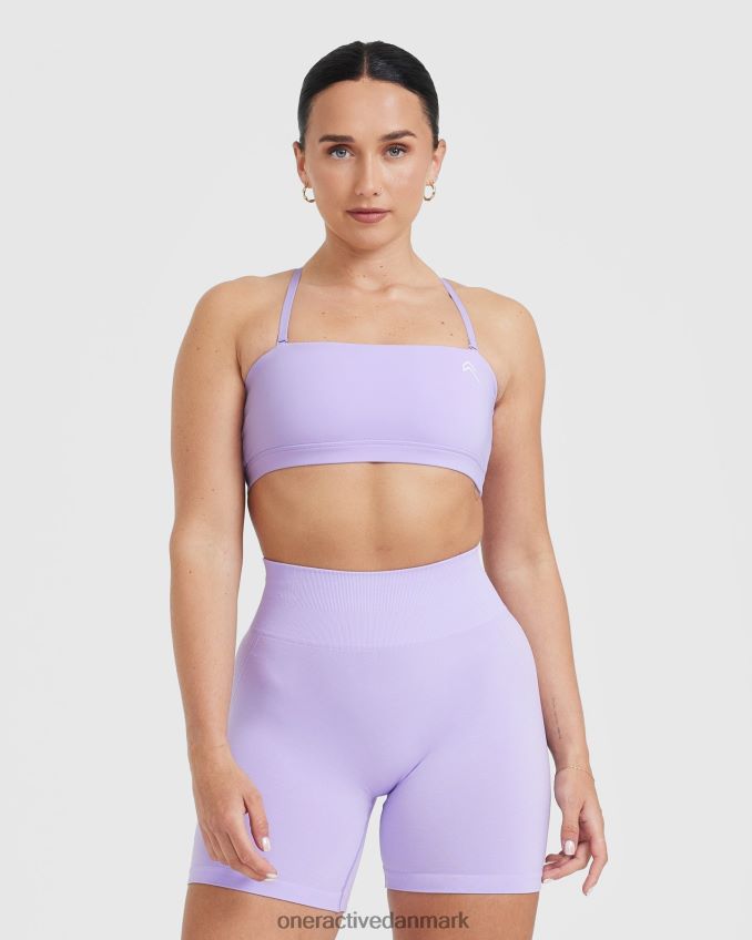 lavendel lilla tøj X26NZ0156 Oner Active hverdags bandeau bralette
