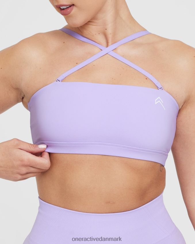 lavendel lilla tøj X26NZ0156 Oner Active hverdags bandeau bralette