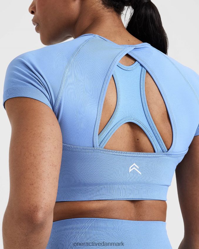 let denim tøj X26NZ0460 Oner Active ubesværet sømløs kortærmet crop top