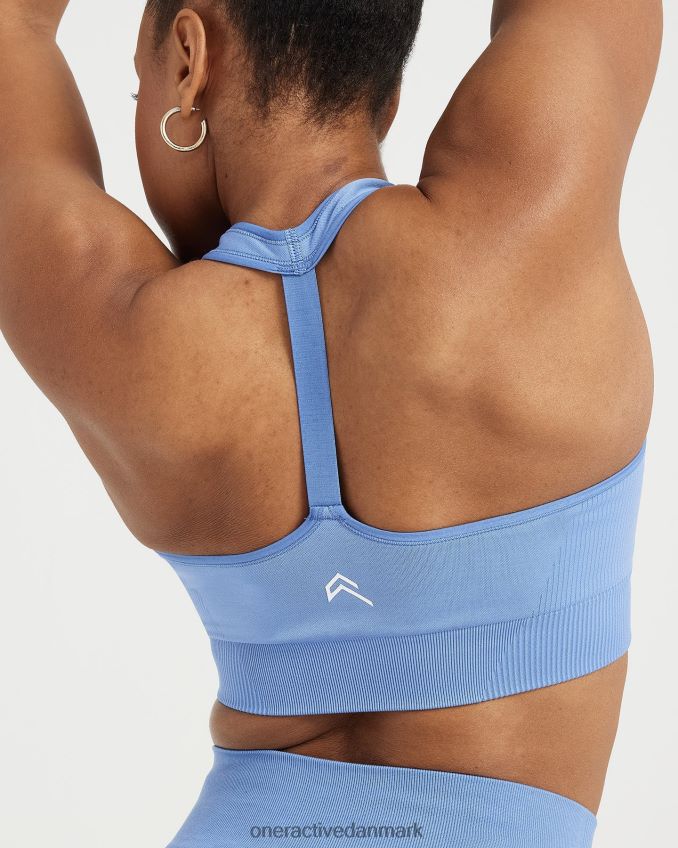 lys denim mergel tøj X26NZ0138 Oner Active klassisk sømløs 20 v-hals bralette