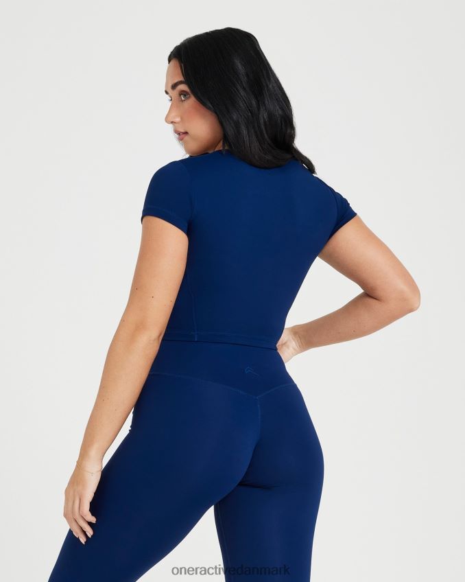 midnat tøj X26NZ0467 Oner Active tidløs afgrøde kortærmet t-shirt