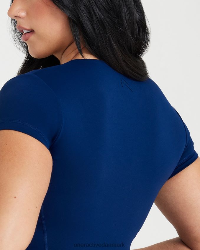 midnat tøj X26NZ0467 Oner Active tidløs afgrøde kortærmet t-shirt