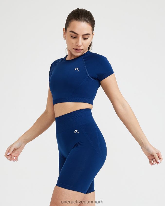 midnat tøj X26NZ0484 Oner Active ubesværet sømløs kortærmet crop top
