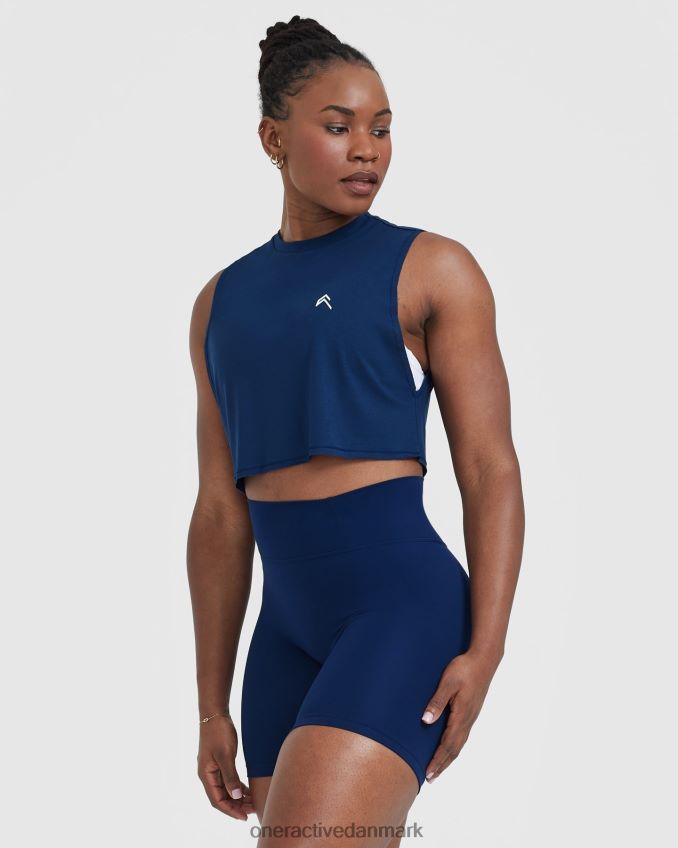 midnatsblå tøj X26NZ0372 Oner Active gå til muskelafgrødevest