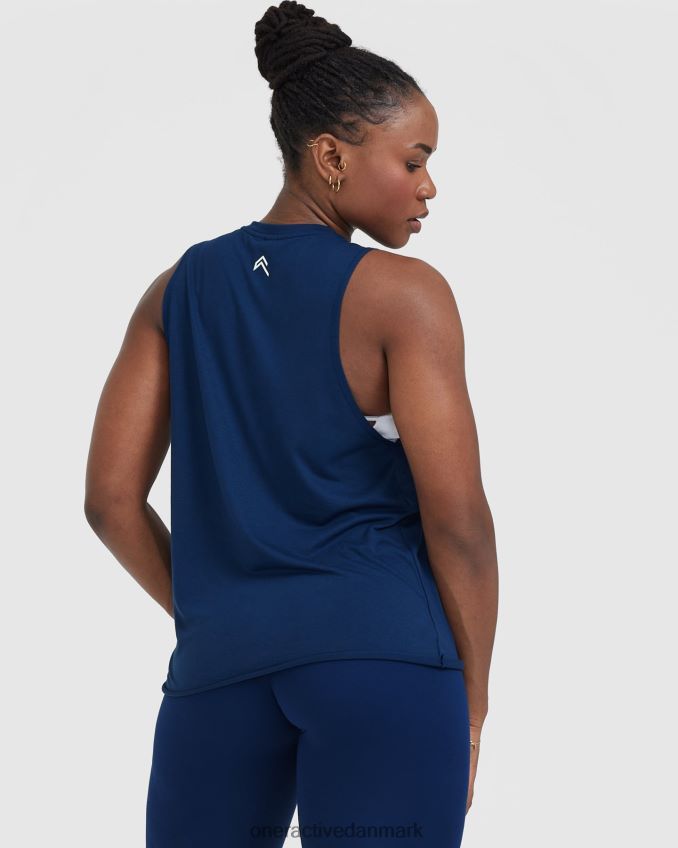 midnatsblå tøj X26NZ0373 Oner Active gå til muskelvest