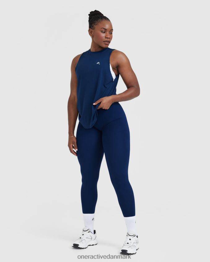 midnatsblå tøj X26NZ0373 Oner Active gå til muskelvest
