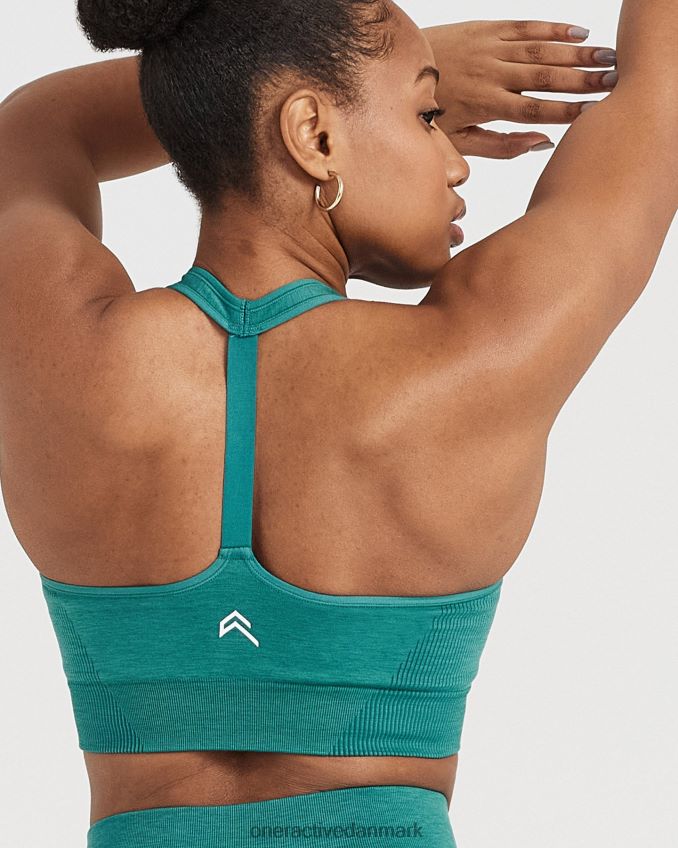 mineral grøn mergel tøj X26NZ0151 Oner Active klassisk sømløs 20 v-hals bralette