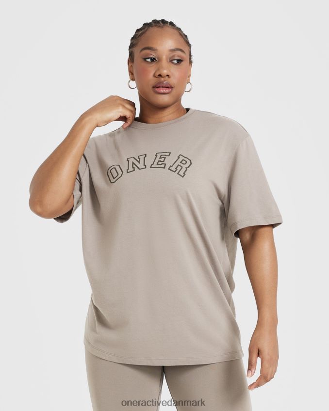 minky tøj X26NZ0500 Oner Active klassisk varsity oversized let t-shirt