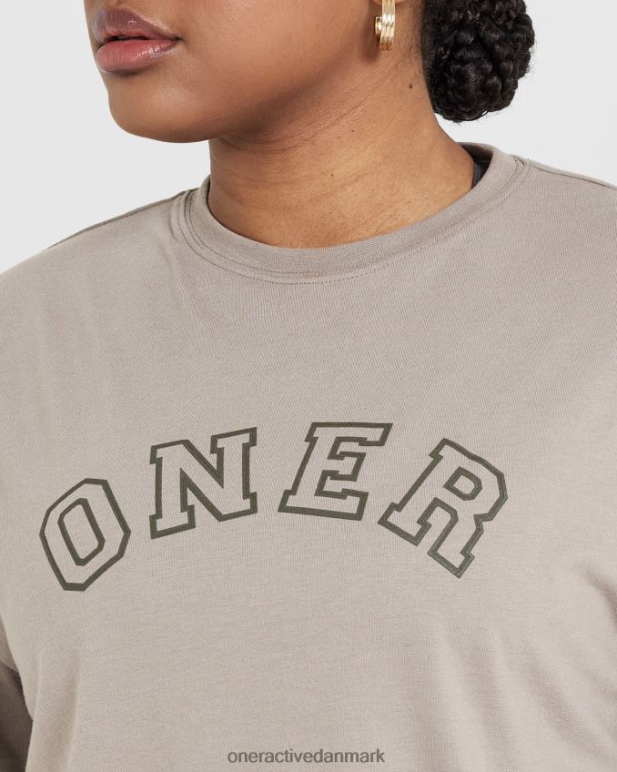 minky tøj X26NZ0500 Oner Active klassisk varsity oversized let t-shirt
