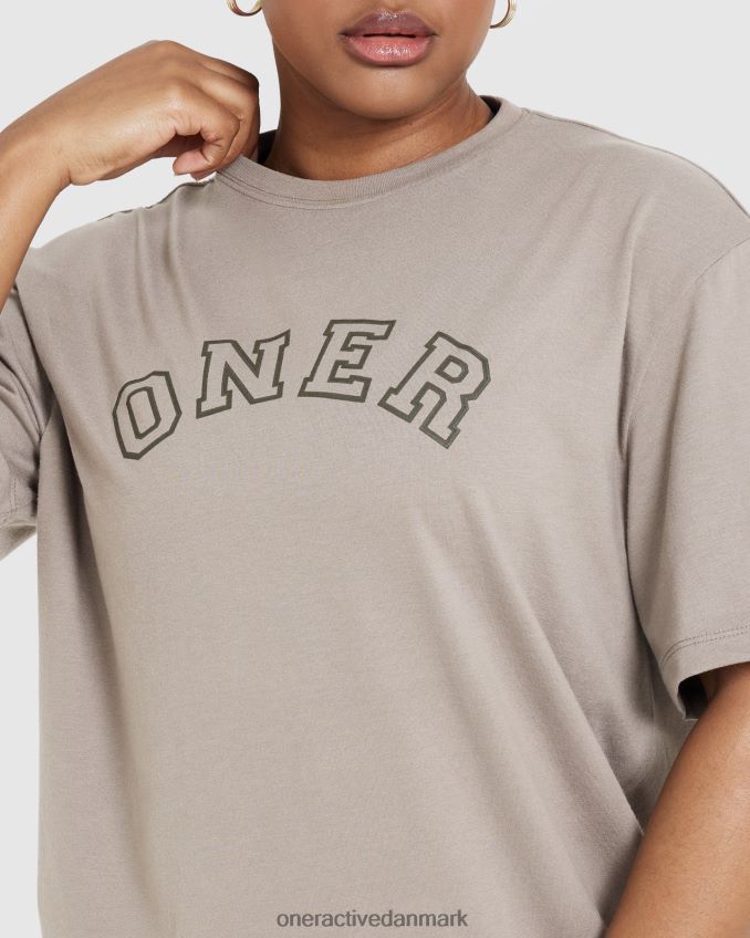 minky tøj X26NZ0500 Oner Active klassisk varsity oversized let t-shirt