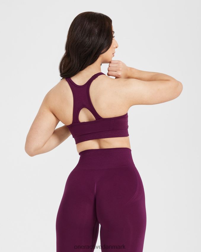moden fig tøj X26NZ0218 Oner Active ubesværet sømløs bralette med høj hals