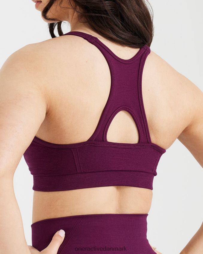 moden fig tøj X26NZ0218 Oner Active ubesværet sømløs bralette med høj hals