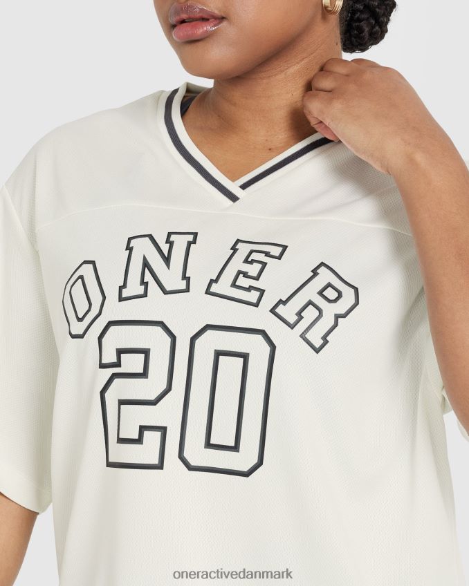 off white tøj X26NZ0487 Oner Active varsity kortærmet t-shirt med v-hals