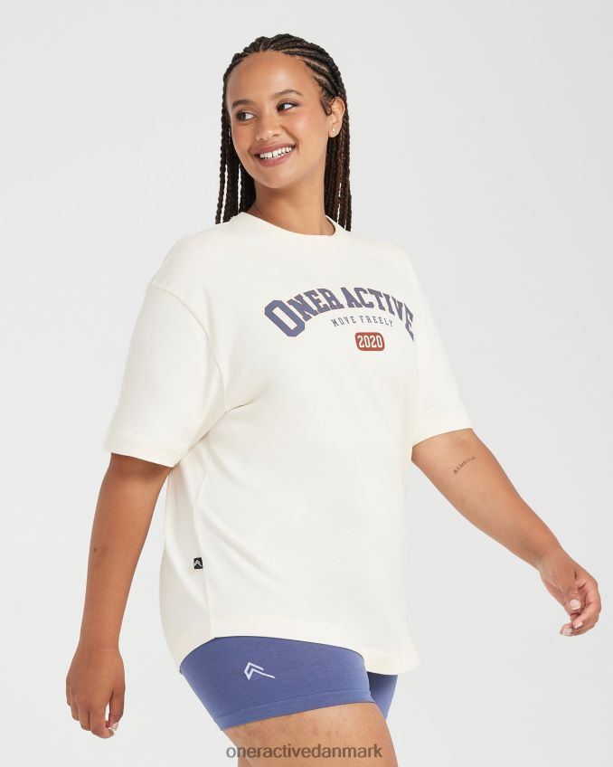 off white tøj X26NZ0531 Oner Active oversized kortærmet klub-t-shirt