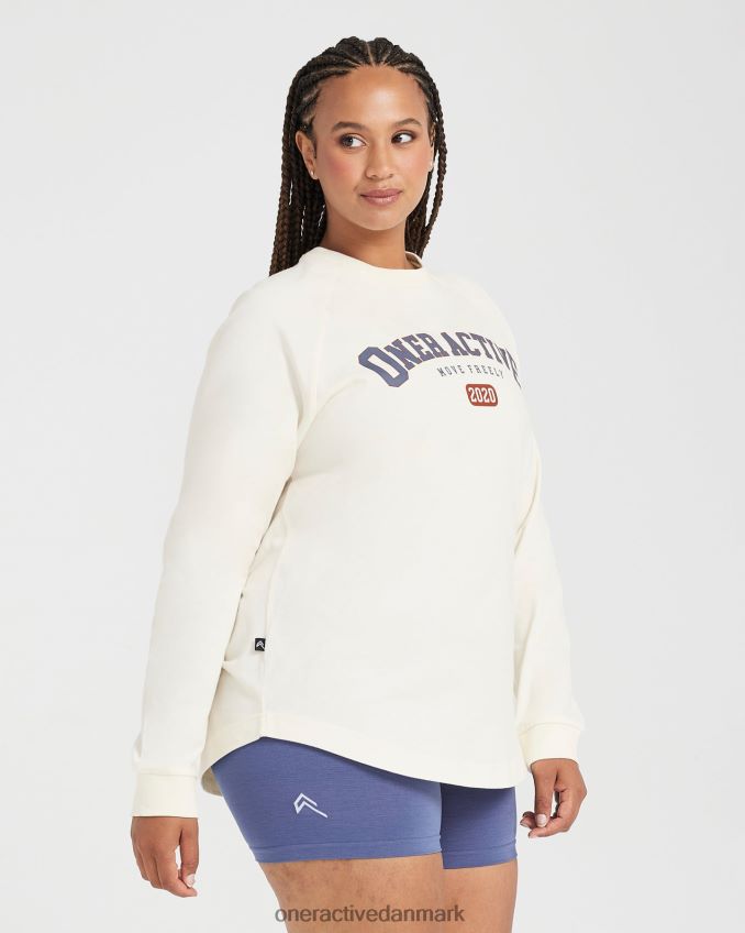 off white tøj X26NZ0533 Oner Active oversized langærmet klub-t-shirt