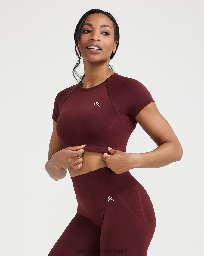 palisander tøj X26NZ0464 Oner Active ubesværet sømløs kortærmet crop top