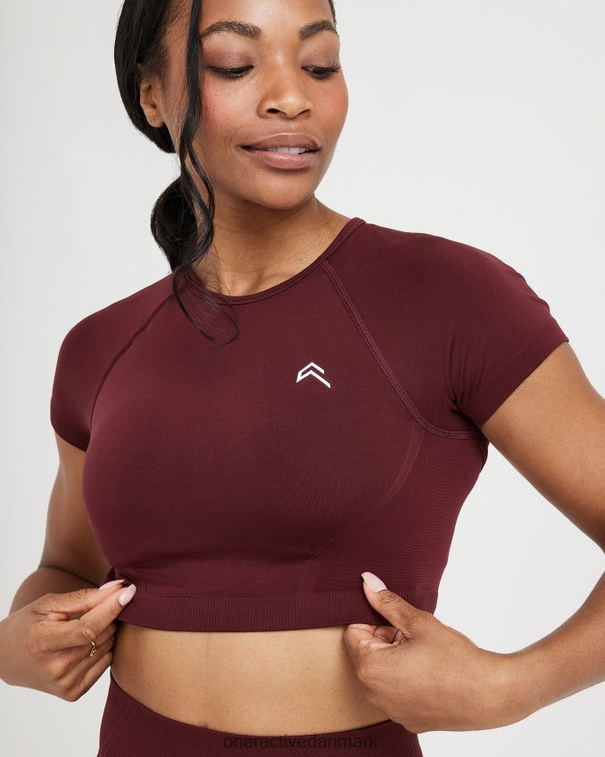 palisander tøj X26NZ0464 Oner Active ubesværet sømløs kortærmet crop top