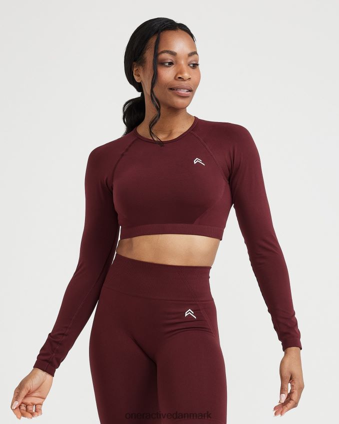 palisander tøj X26NZ0475 Oner Active ubesværet sømløs langærmet crop top