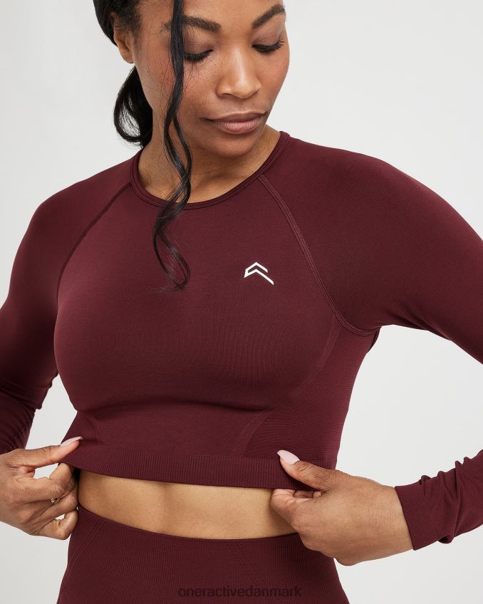 palisander tøj X26NZ0475 Oner Active ubesværet sømløs langærmet crop top