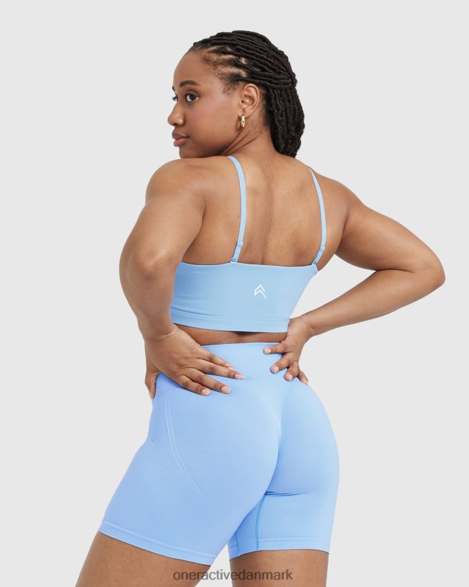 pulveriseret blå tøj X26NZ095 Oner Active hverdags bandeau bralette