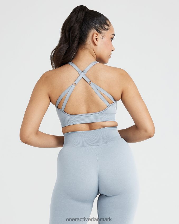 røg grå mergel tøj X26NZ0147 Oner Active klassisk sømløs 20 bralette