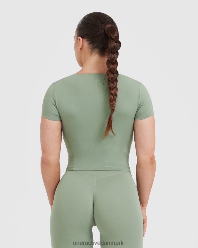 salvie tøj X26NZ0420 Oner Active tidløs afgrøde kortærmet t-shirt