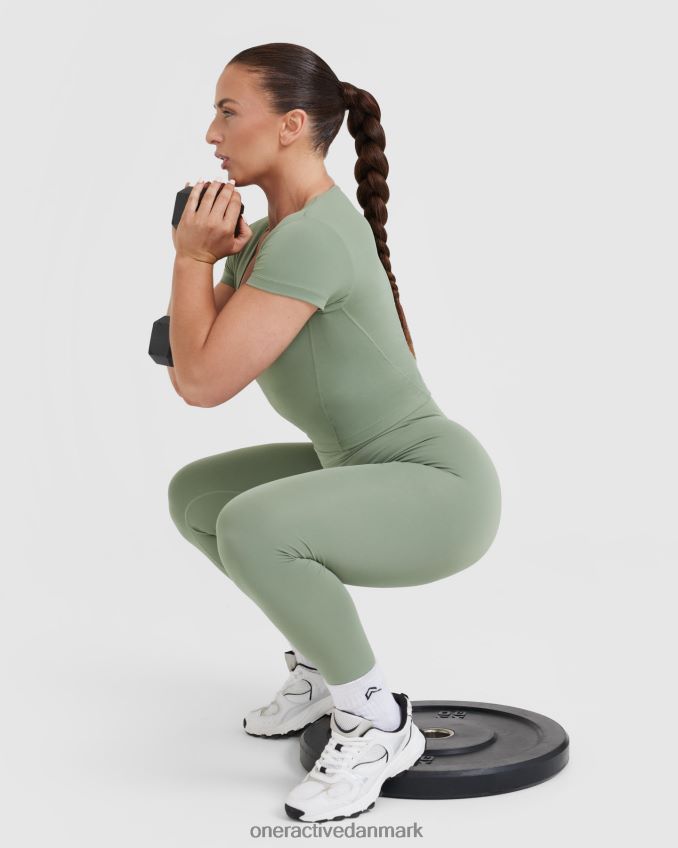 salvie tøj X26NZ0420 Oner Active tidløs afgrøde kortærmet t-shirt