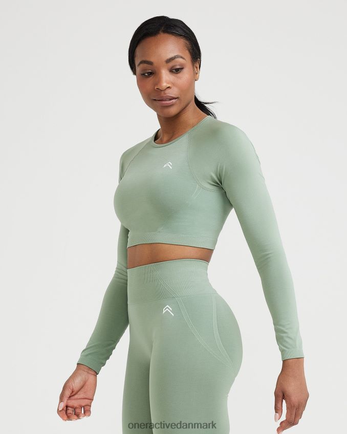 salvie tøj X26NZ0456 Oner Active ubesværet sømløs langærmet crop top